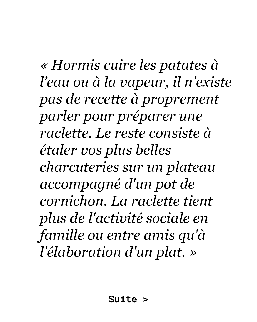 Raclette