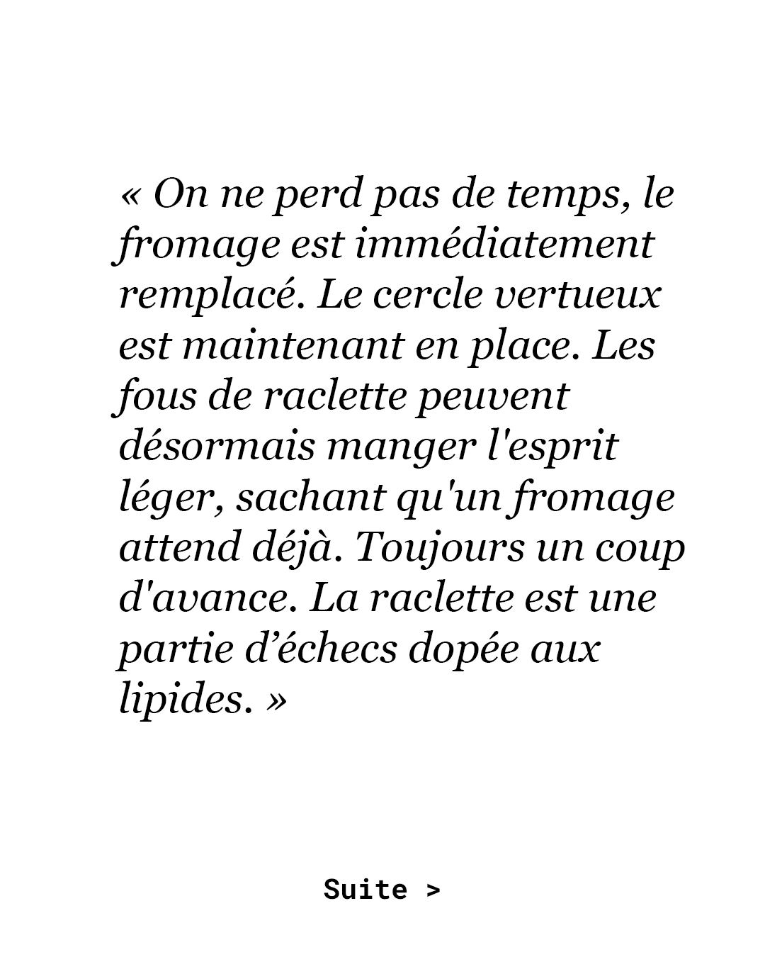Raclette